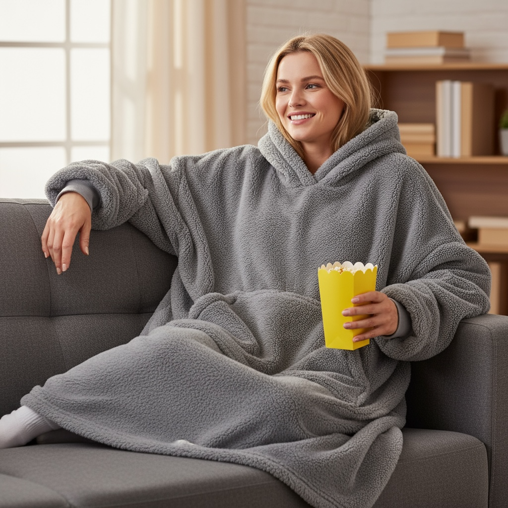 Sudadera Oversize Con Capucha